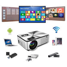 Mini Led Projector 2800 Lumens C9  With Built-In TV