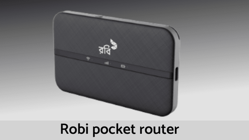Robi 4G LTE Wifi Pocket Router - Mirpur Store