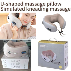 Rechargeable U-Shaped Neck Massage Pillow