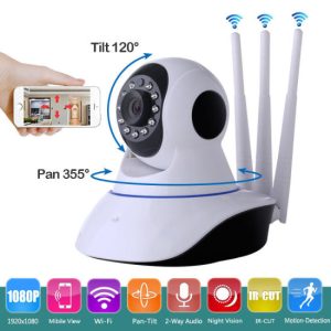 V380 Three Antena 1080P IP Camera