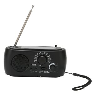 Radio Solar Charging Emergency Hand Crank Multiband AM FM SW with LED Light for Outdoor Camping