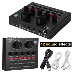 V8 Sound Card with 12 Sound Effects Dual Mobile - Image 3