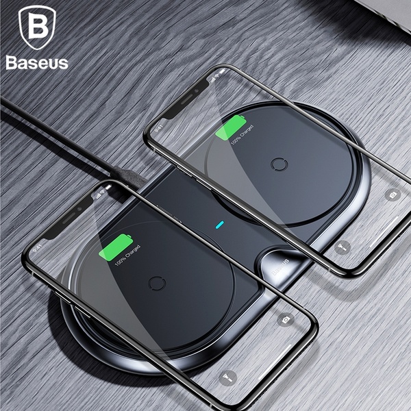 Baseus 10W Dual Seat Qi Wireless Charging Pad - Image 2
