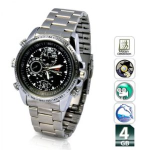 SPY WATCH CAMERA 32GB [ NIGHT VISION WATERPROOF ] – (HW65)