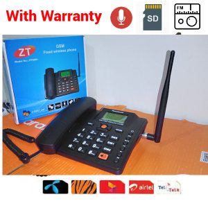 Panasonic ZT-600 Plus Call Record, Memory support Dual SIM GSM Land Phone