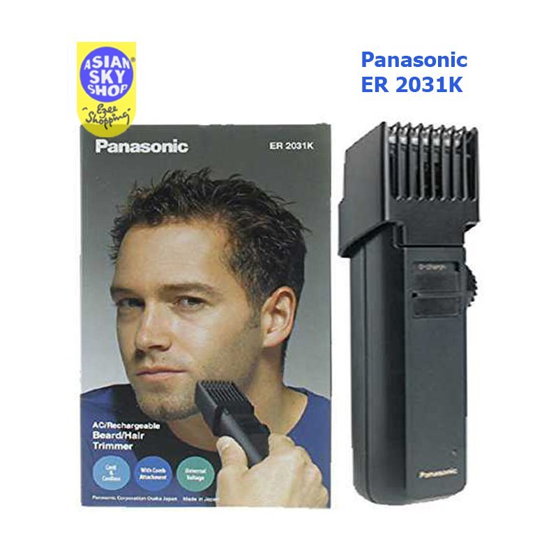 Panasonic ER-2031K Hair & Beard Trimmer, (Washable).