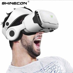 VR SHINECON G02EF VR Glasses Built In Microphone