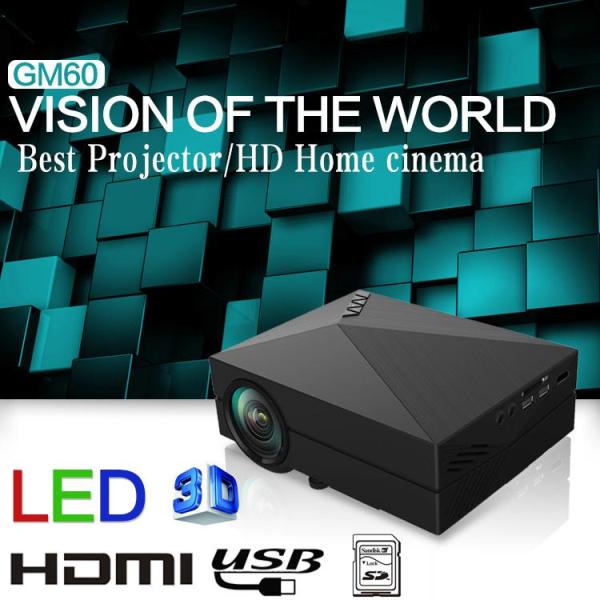 1000 Lumens HD Multimedia LED Projector GM 60 - Image 4