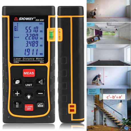 Laser Distance Meter MS-80 - Image 3