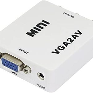 Mini VGA to AV RCA Converter 1080p