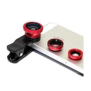 Mobile Clip Lens [ Fish Eye , Wide Angle , Macro ] 3in1