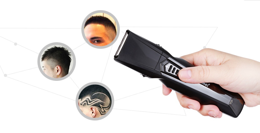 Kemei KM 640 Hair Clipper 8 In 1 Grooming Kit Electric Shaver - Image 4