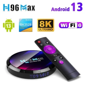 Android 13.0 TV Box H96 Max 4GB 64GB 8K
