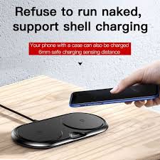 Baseus 10W Dual Seat Qi Wireless Charging Pad - Image 4