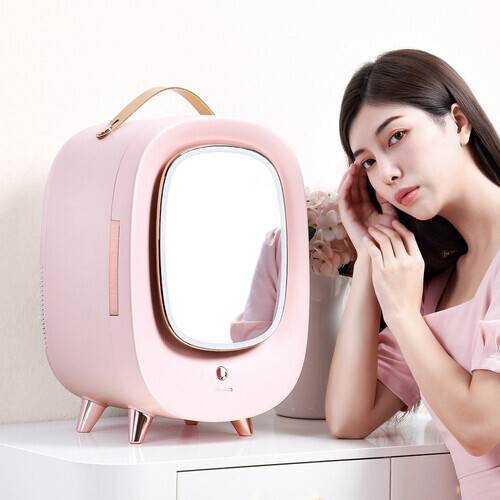 Baseus 13L Cosmetic Refrigerator with Mirror - Image 2