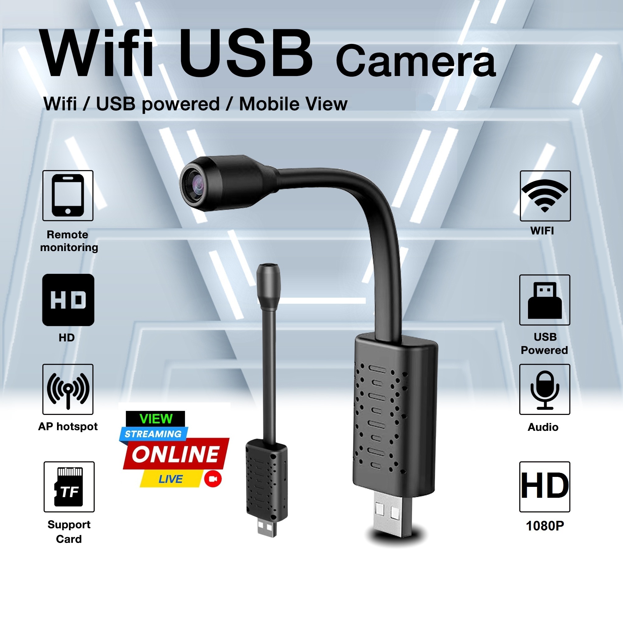 Liseng U21 HD Smart Wifi USB IP Camera - Image 4
