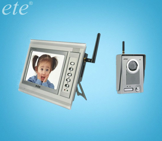 Wireless Color Video Door Phone Wireless 9" LED screen
