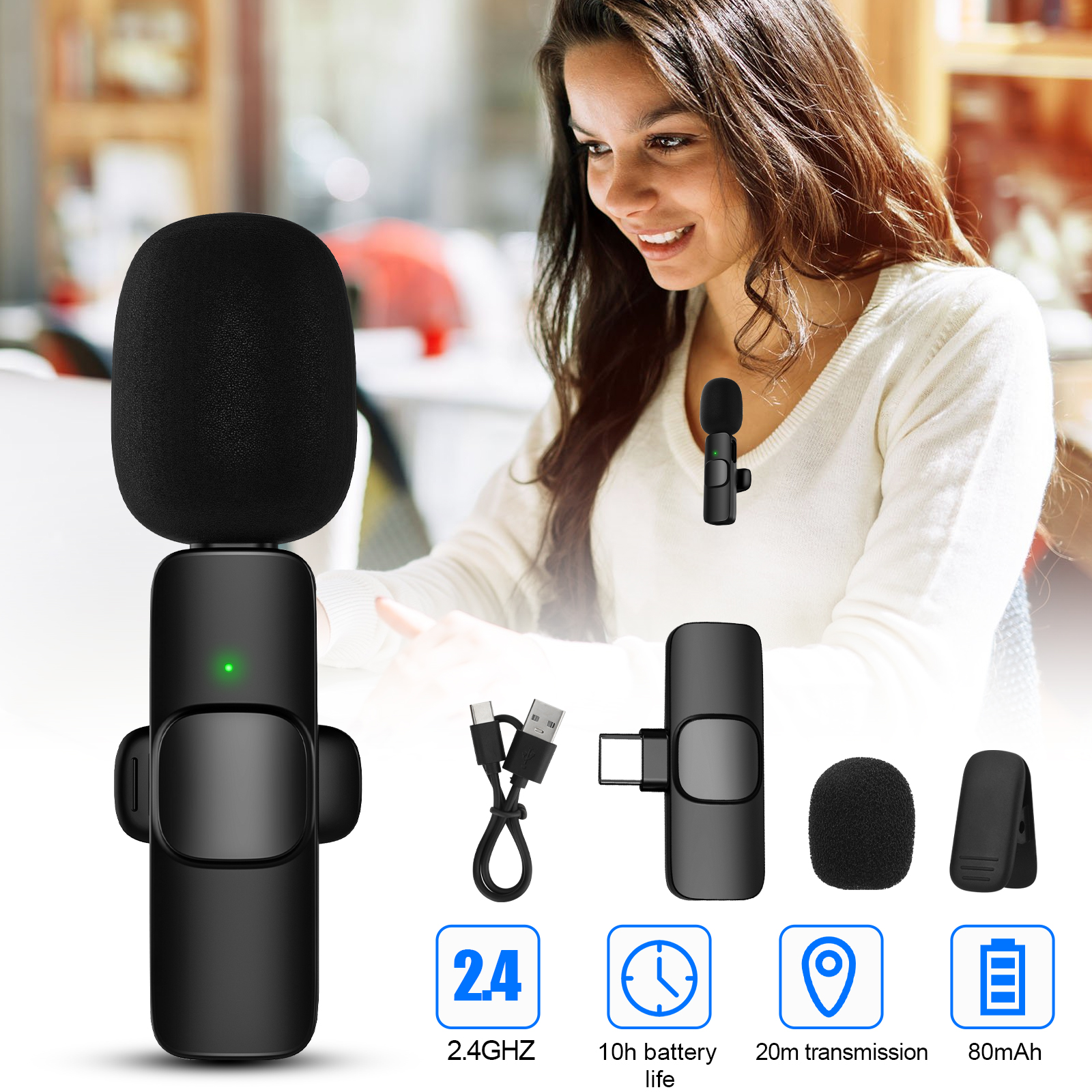 K9 Wireless Lavalier Microphone - Image 2