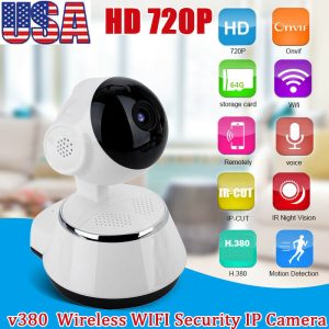 V380 Night Vision 360 Degree PTZ Smart Home Security Wifi IP Camera