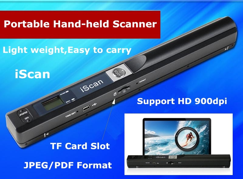 Portable Hand Scanner iSCAN 900 DPI