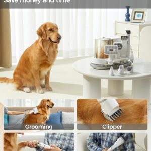 UWANT P100 Pet Care Vacuum Cleaner 13Kpa Hair clipper Hair Suction Machine Pet Grooming