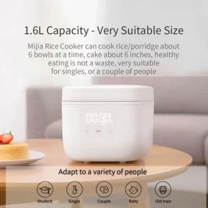 Xiaomi Mijia Smart Rice Cooker DFB201CM Non Stick 1.6L App Control